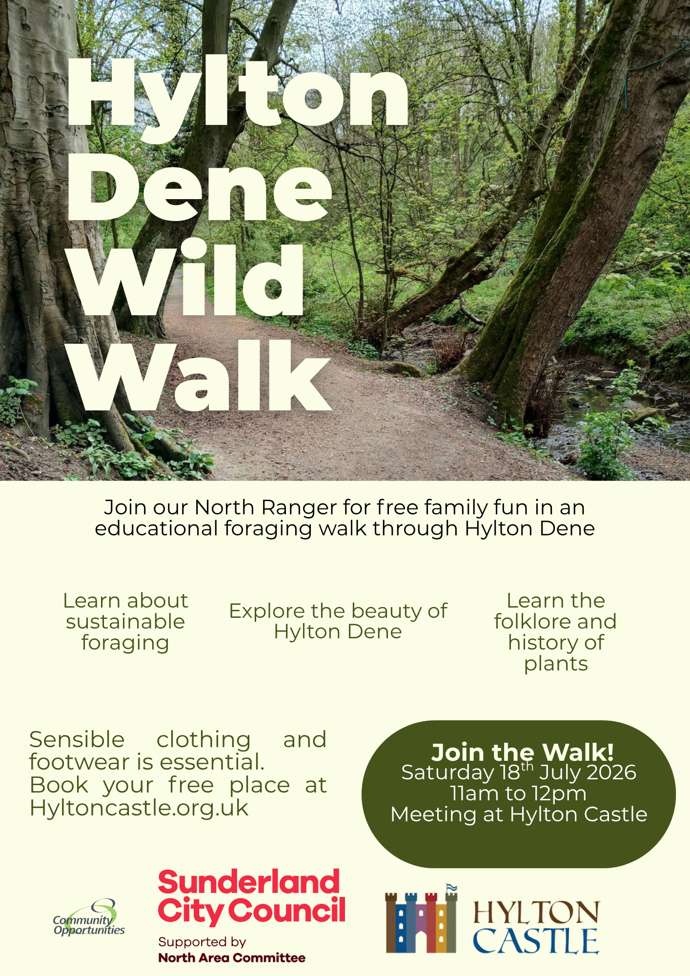 X FULLY BOOKED X - Hylton Dene Wild Walk