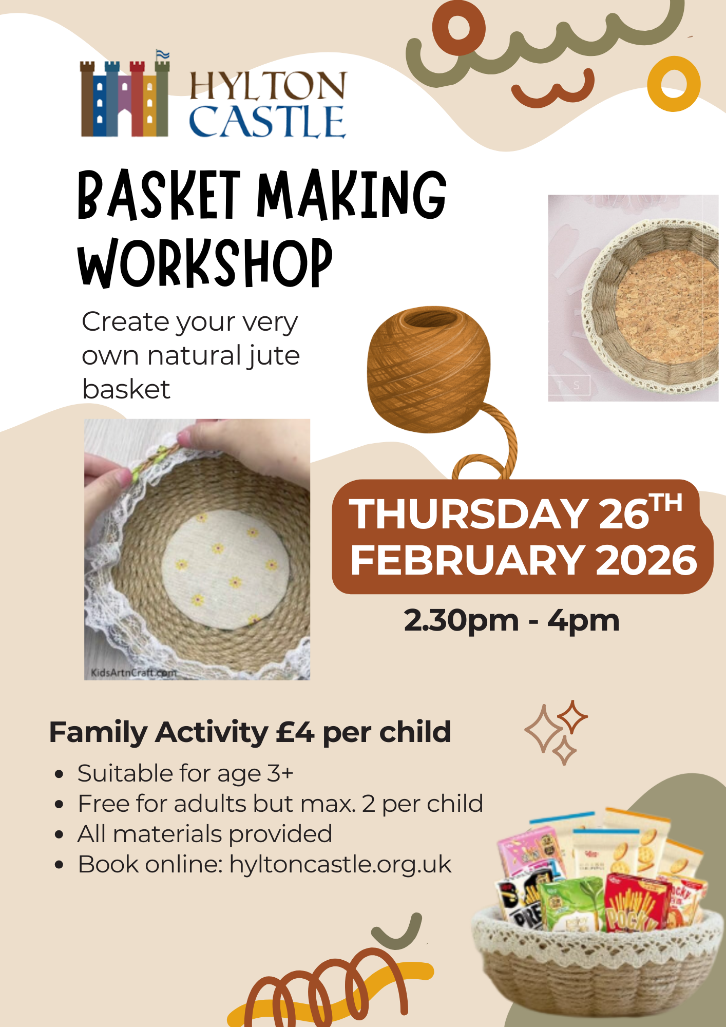 Family Crafts - Basket Making Workshop